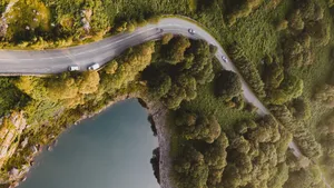最美公路风景图片_2