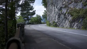 优美的公路风景图片_7