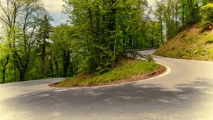 优美的公路风景图片_10