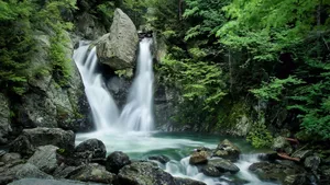 高清溪流图片_3