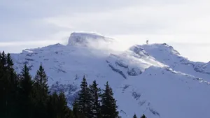 瑞士铁力士山优美雪景图片_8