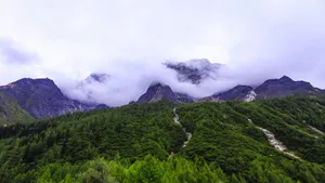 四川四姑娘山风景图片壁纸_7