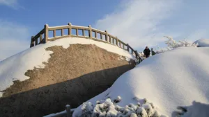安徽天柱山雪景图片_6