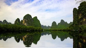 桂林漓江山水图片_8