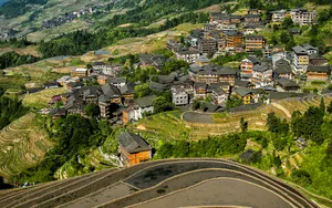 广西龙脊梯田风景图片_5