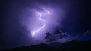 自然闪电图片球形闪电_3