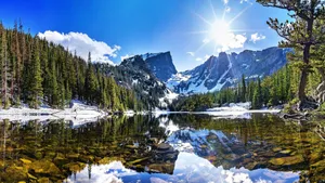 雄伟壮观的雪山图片_8