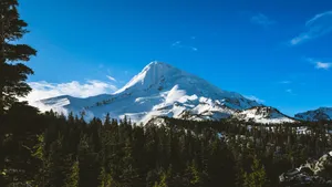 唯美雪山图片_6