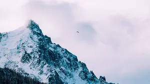 唯美雪山图片_11