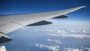 飞机上拍摄高空云层图片_3