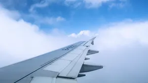 飞机上拍摄高空云层图片_8