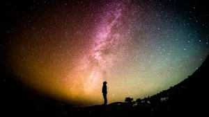 仰望星空图片壁纸_4