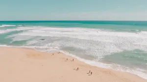 蓝色大海图片壁纸_2