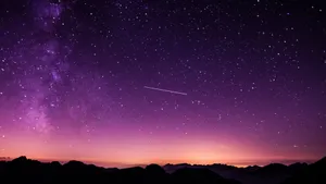 唯美星空图片壁纸_4