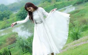 林志玲野外写真图片_2