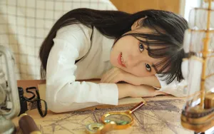 甜美校园文艺美女图片
