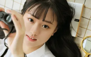 甜美校园文艺美女图片_4