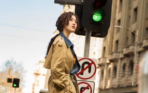 王梓薇美女街拍图片_5