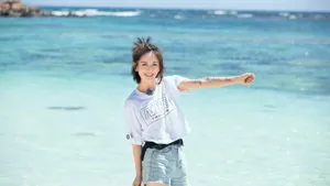 谢娜海边度假图片_9
