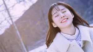 美女郑合惠子户外图片_5