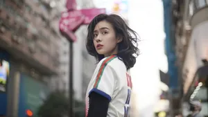 美女郑合惠子户外图片_13