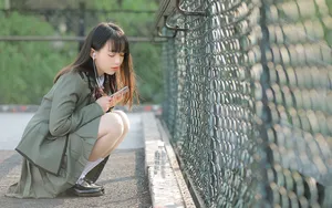 校园未成年少女图片_3