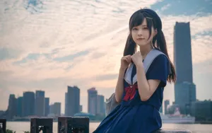 清新可爱美少女写真图片_2