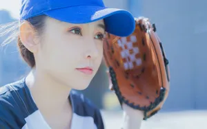 棒球美女图片壁纸_3