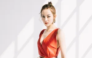 优雅美女迪丽热巴壁纸_4