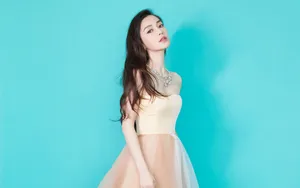 性感仙气美女angelababy壁纸_2