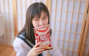 水手服学生美女图片壁纸_4
