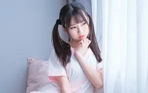 双马尾少女图片_3