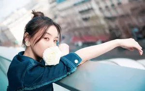 袁姗姗清新写真图片_5