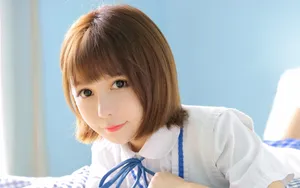 清纯白净学生妹图片_7