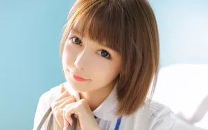 清纯白净学生妹图片_8
