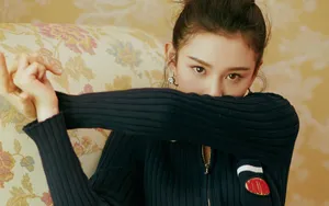宋祖儿黑色性感写真图片壁纸_2