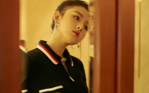 宋祖儿黑色性感写真图片壁纸_3
