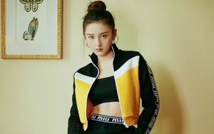 宋祖儿黑色性感写真图片壁纸_4