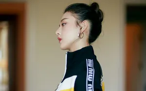 宋祖儿黑色性感写真图片壁纸_5