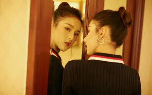 宋祖儿黑色性感写真图片壁纸_8