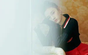 宋祖儿黑色性感写真图片壁纸_9