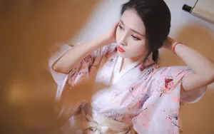 性感妖娆和服美女图片壁纸