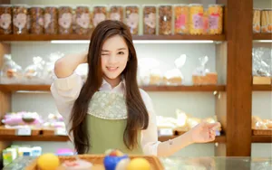 清纯养眼美女桌面壁纸_4