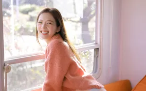 甜美笑容美女图片壁纸_7