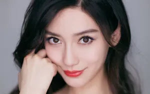 angelababy性感白色连衣裙图片_7