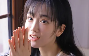 清爽少女图片壁纸_3