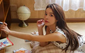 清凉素颜美女图片_11