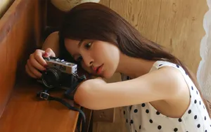 清凉素颜美女图片_12