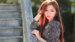 长发美女图片壁纸_2