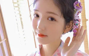 日本和服花姑娘美女图片_4